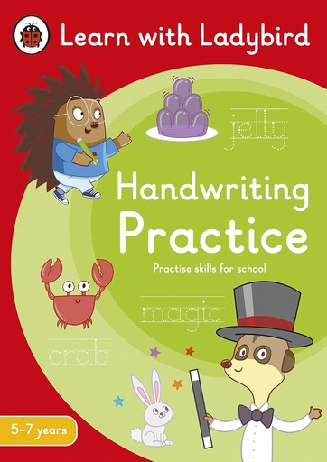 Handwriting Practice, A Learn with Ladybird Activity Book 5-7 years