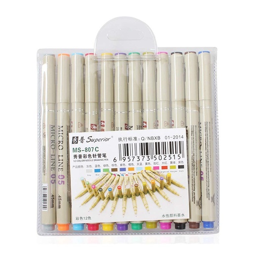 MARIE'S PAINTING PEN (Twin Marker) SET 24 COLOUR