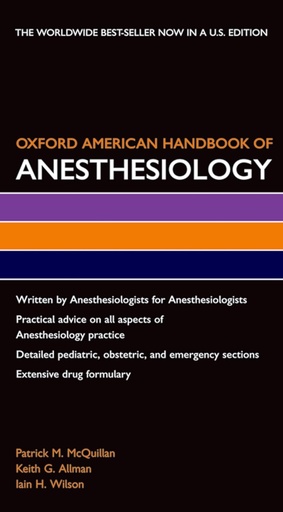 Oxford American Handbook of Anesthesiology 