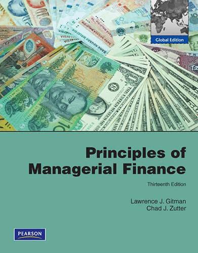 Principles of Managerial Finance 13E