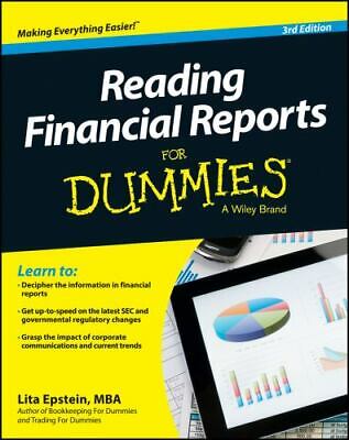 Reading Financial Reports For Dummies 