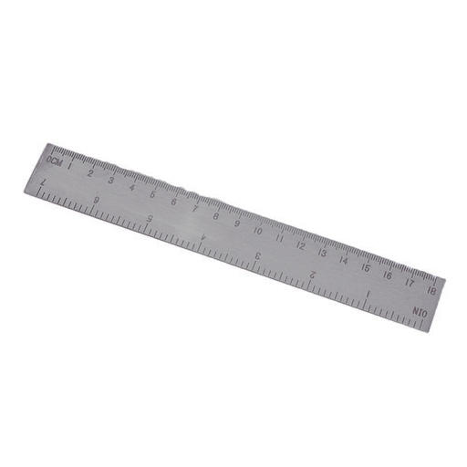 Ruler Dark Blue Plastic 18 cm