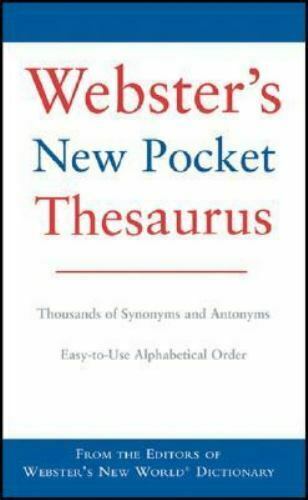 Webster's New World Pocket Thesaurus