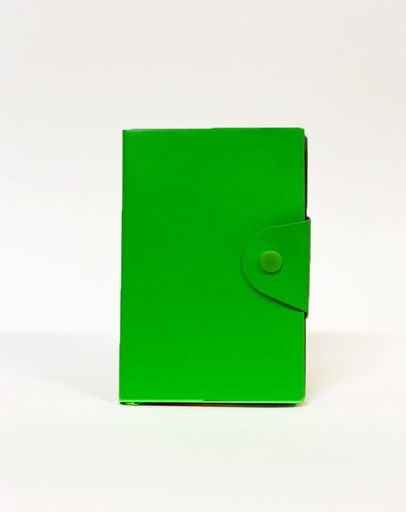 Notebook A5 with Button, Green