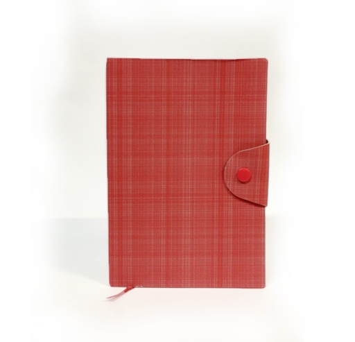 Notebook A5 with Button, Red