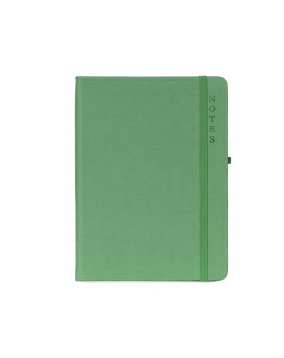 Notebook A6 Hardcover with Rubber, Blue - Green