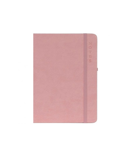 Notebook A7 Hardcover with Rubber, Pink